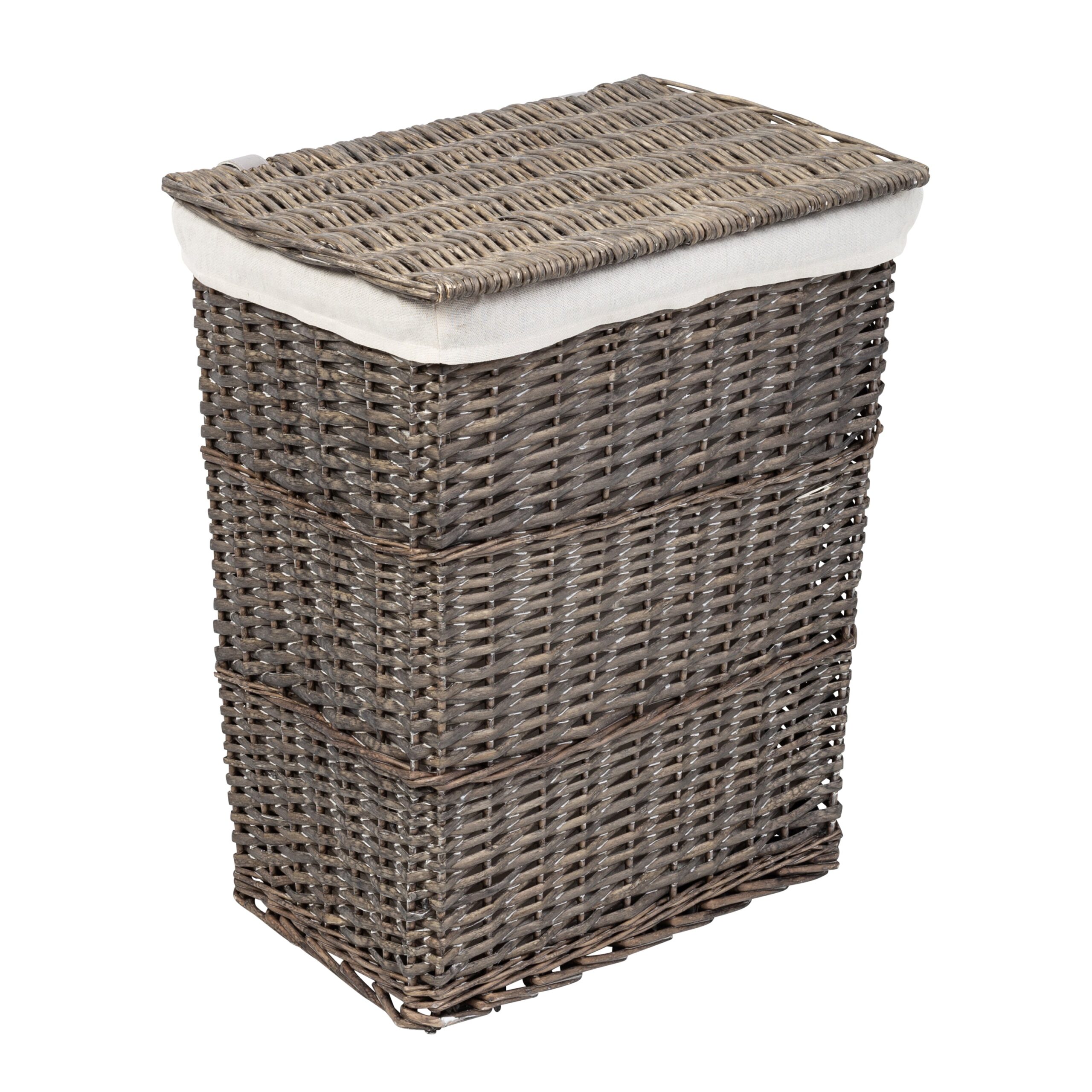 gray split willow 7 piece woven storage basket set gray split willow 7 piece woven storage basket set
