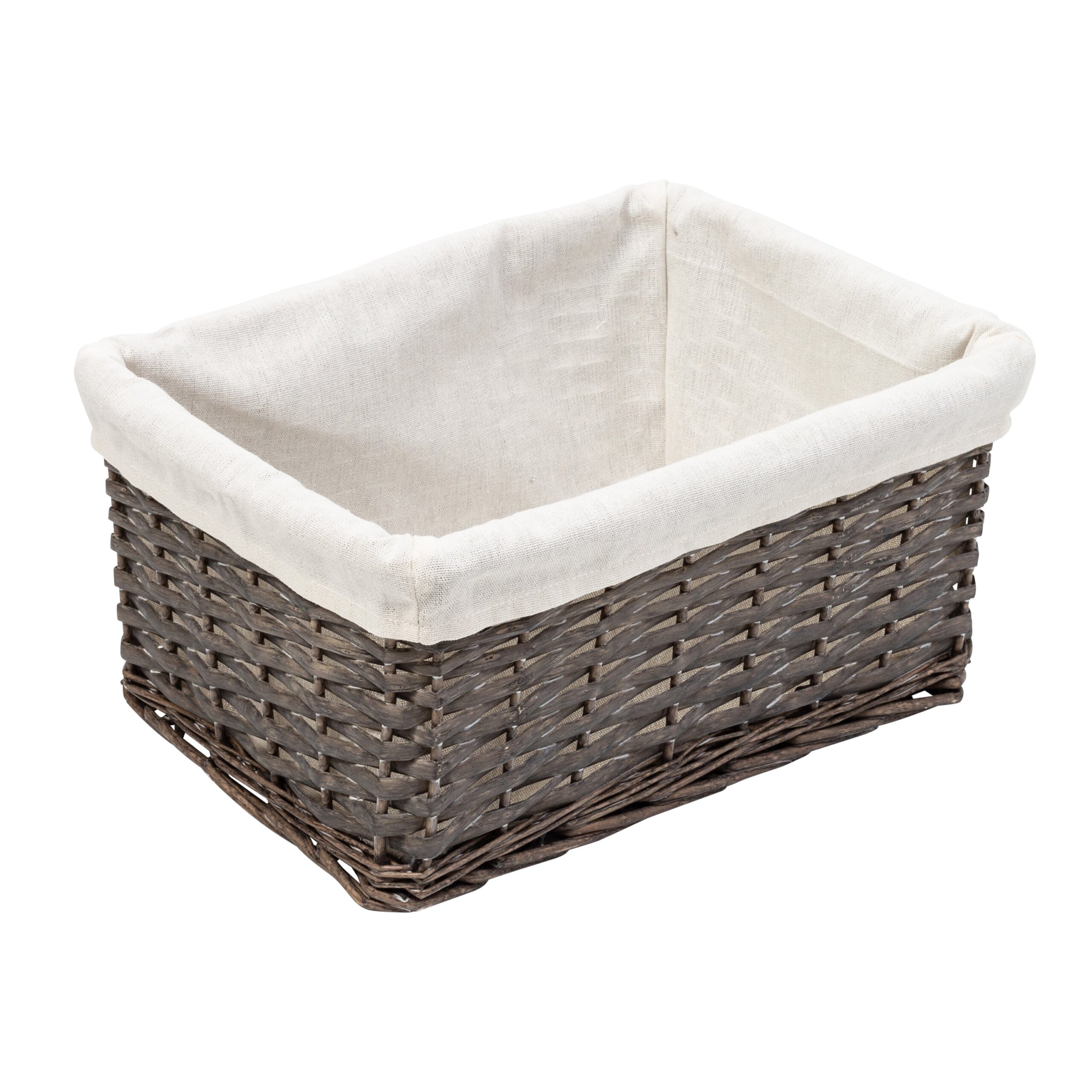 gray split willow 7 piece woven storage basket set gray split willow 7 piece woven storage basket set