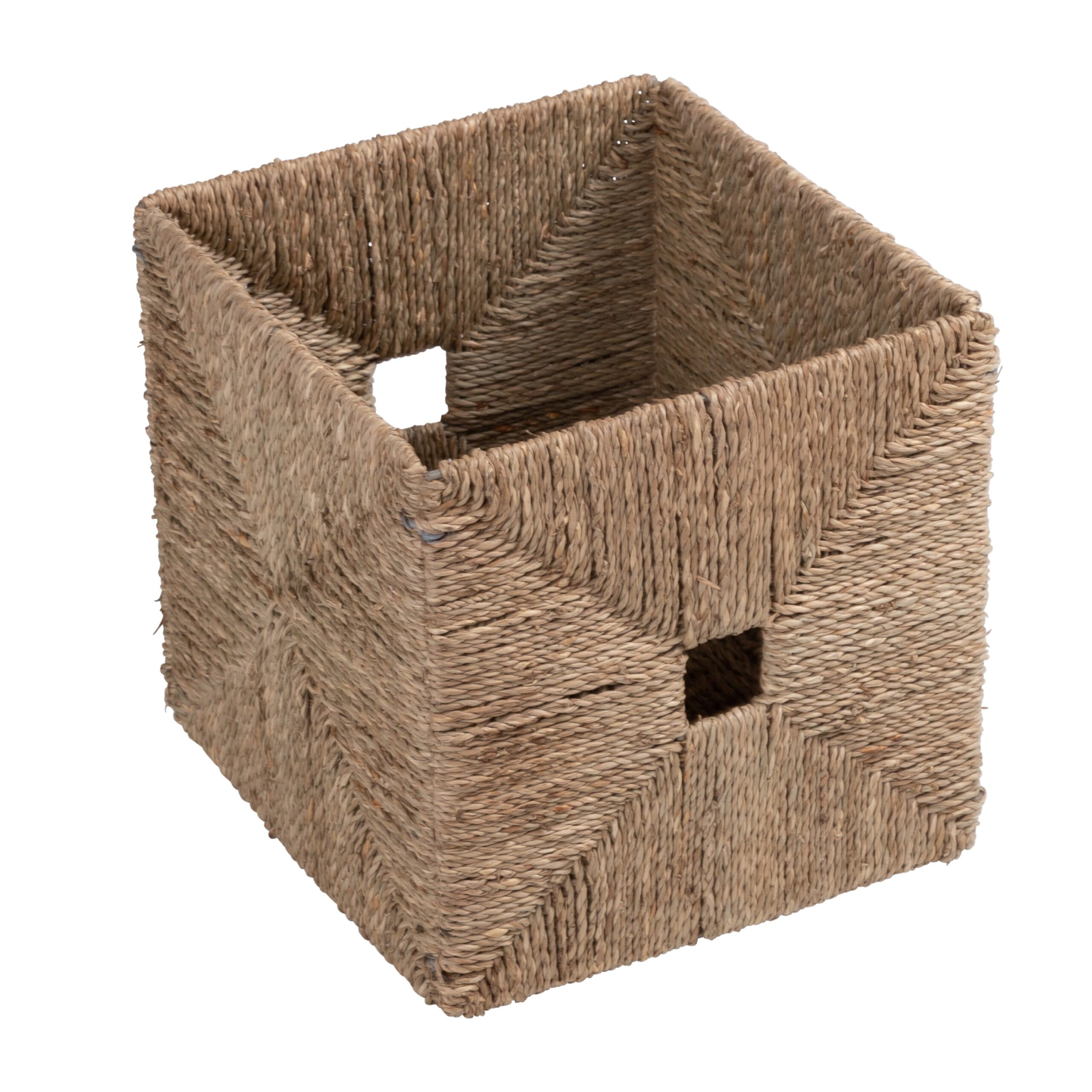 natural seagrass collapsible storage basket natural seagrass collapsible storage basket
