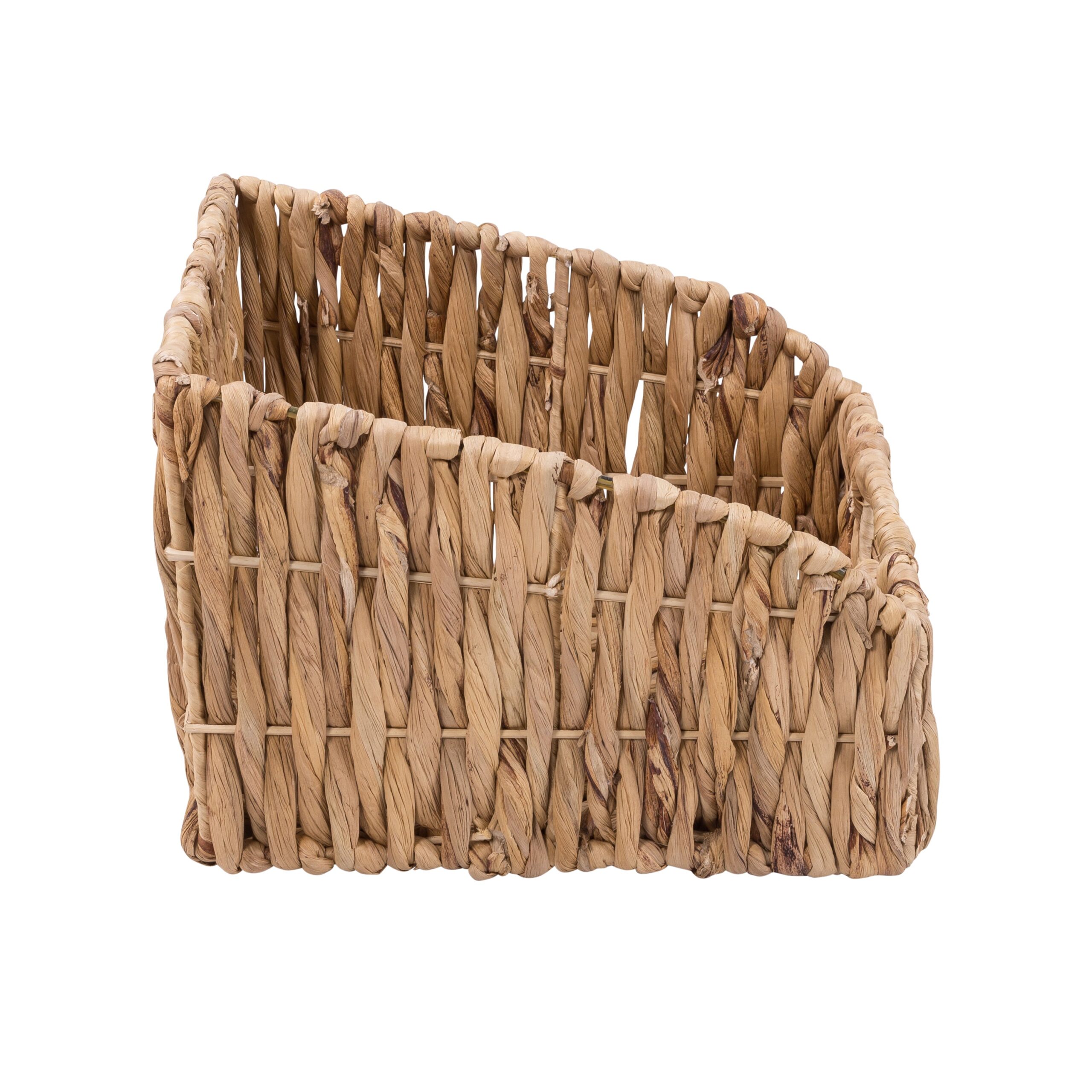 natural wicker open storage baskets (set of 2) natural wicker open storage baskets (set of 2)